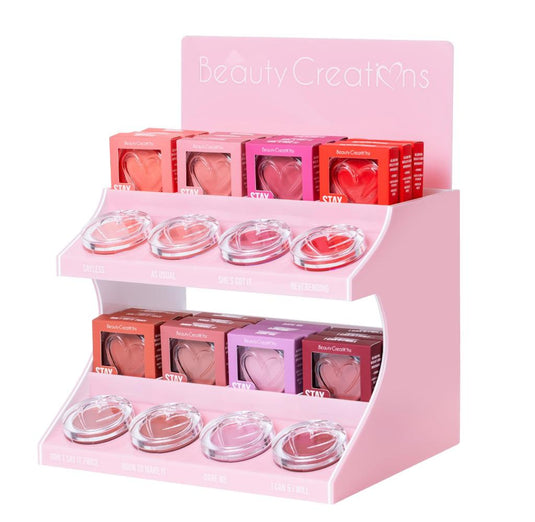 Face-Beauty Creations Stay Blushin Cute Display SBCB01 (48pc Display + 8 free testers/ $3 each unit)