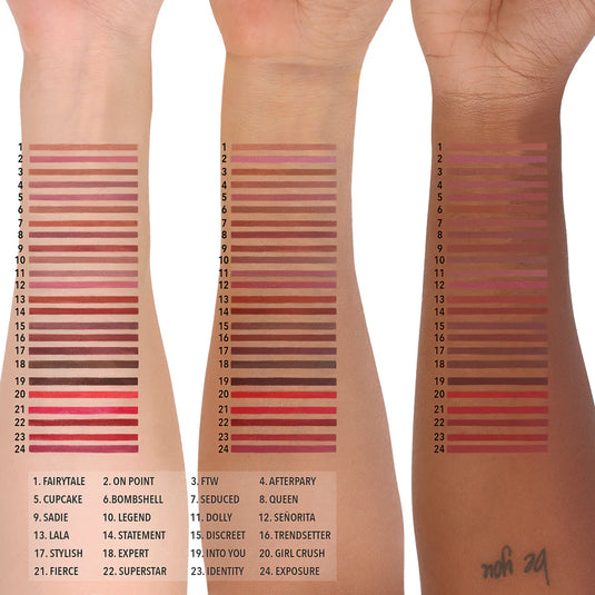 Lips- MOIRA Lip Appeal WATERPROOF Lip Liner LAWL007- Seduced (12pcs bundle, $2.50 each)