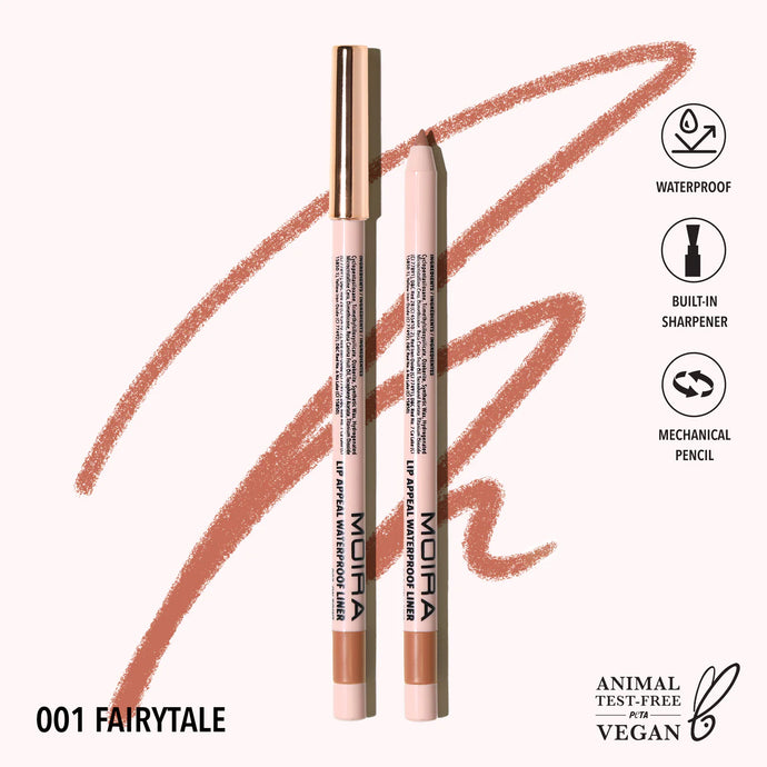 Lips- MOIRA Lip Appeal WATERPROOF Lip Liner LAWL001- Fairytale (12 bundle, $2.50 each)