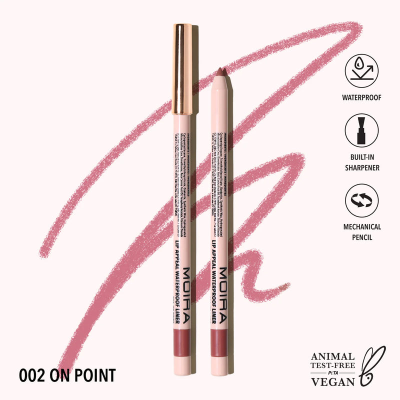 Load image into Gallery viewer, Lips- MOIRA Lip Appeal WATERPROOF Lip Liner LAWL002- On Point (12 bundle, $2.50 each)
