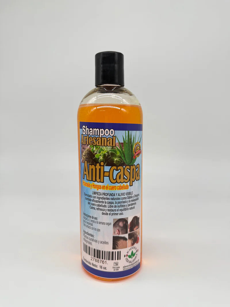 Load image into Gallery viewer, Hair-Shampoo Artesanal Anti Caspa  16.Oz No.2788761 ($4.50 each, 4pc bundle)
