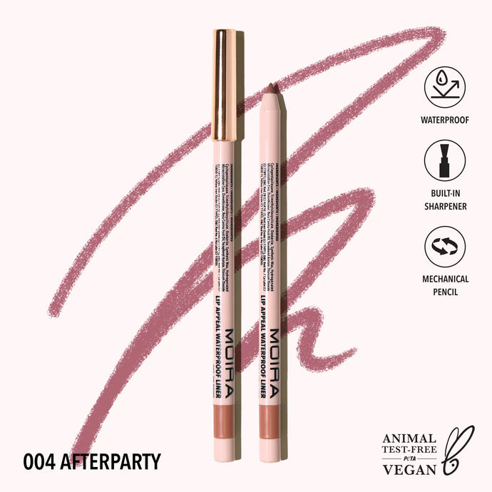 Lips- MOIRA Lip Appeal WATERPROOF Lip Liner LAWL004- Afterparty (12pcs bundle, $2.50 each)