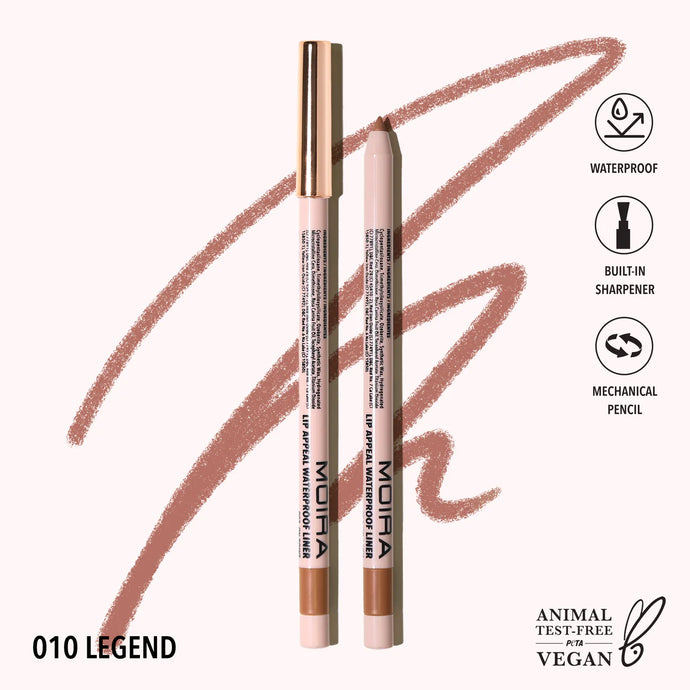 Lips- MOIRA Lip Appeal WATERPROOF Lip Liner LAWL010- Legend (12pcs bundle, $2.50 each)