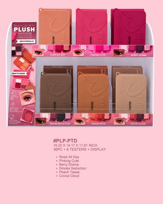 **Pre-Order** Eyes-Beauty Creations Plush Collection Big Display PLP-PTD (36pc display + testers)