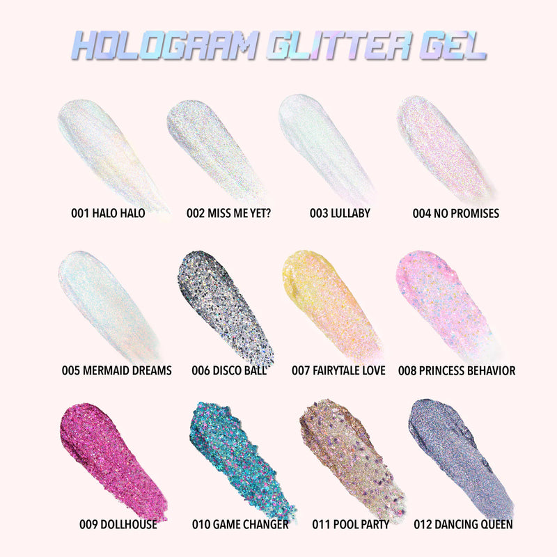 Load image into Gallery viewer, EYES- MOIRA Hologram Glitter Gel- HGG11 Pool Party (3pc bundle, $3 each)
