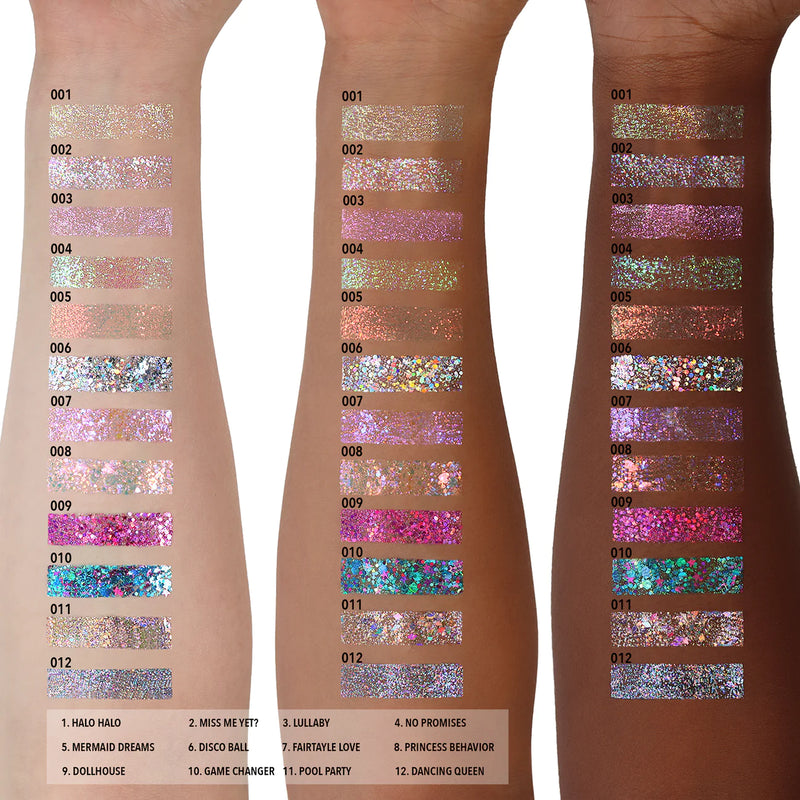 Load image into Gallery viewer, EYES- MOIRA Hologram Glitter Gel- HGG08 Princess Behavior (3pc bundle, $3 each)
