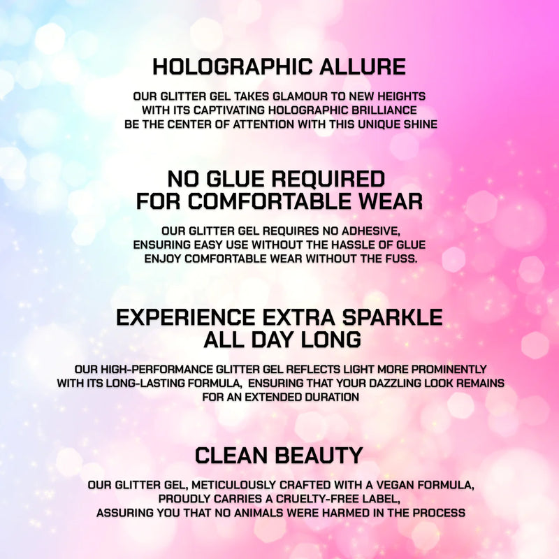 Load image into Gallery viewer, EYES- MOIRA Hologram Glitter Gel- HGG01 Halo Halo (3pc bundle, $3 each)
