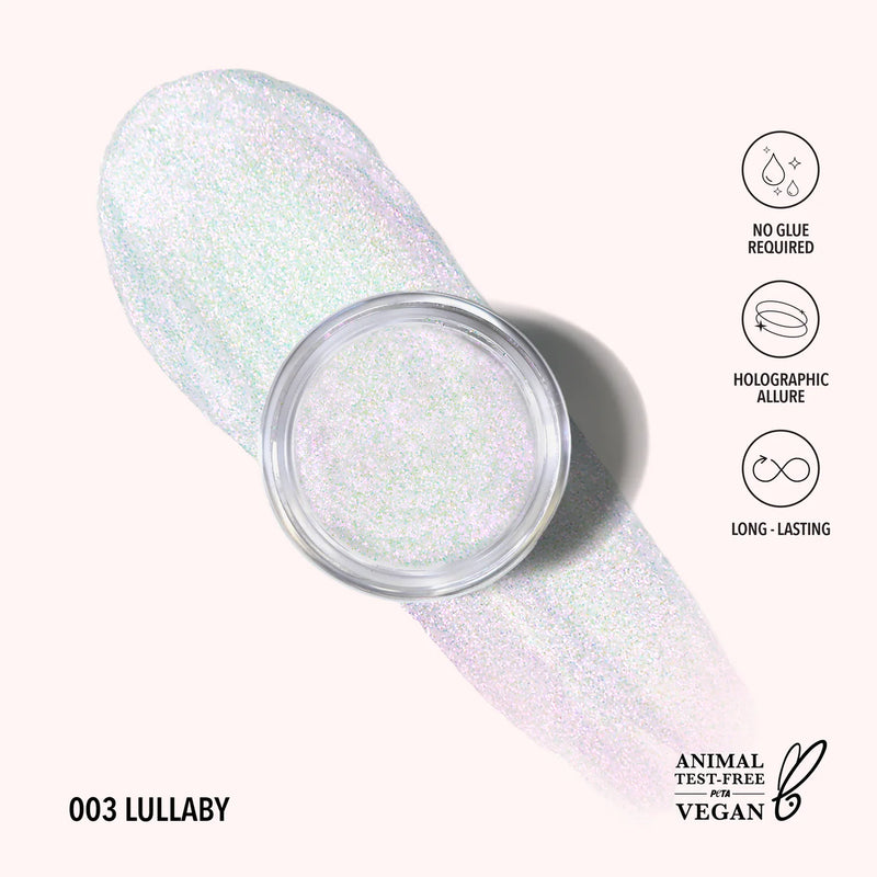 Load image into Gallery viewer, EYES- MOIRA Hologram Glitter Gel- HGG03 Lullaby (3pc bundle, $3 each)
