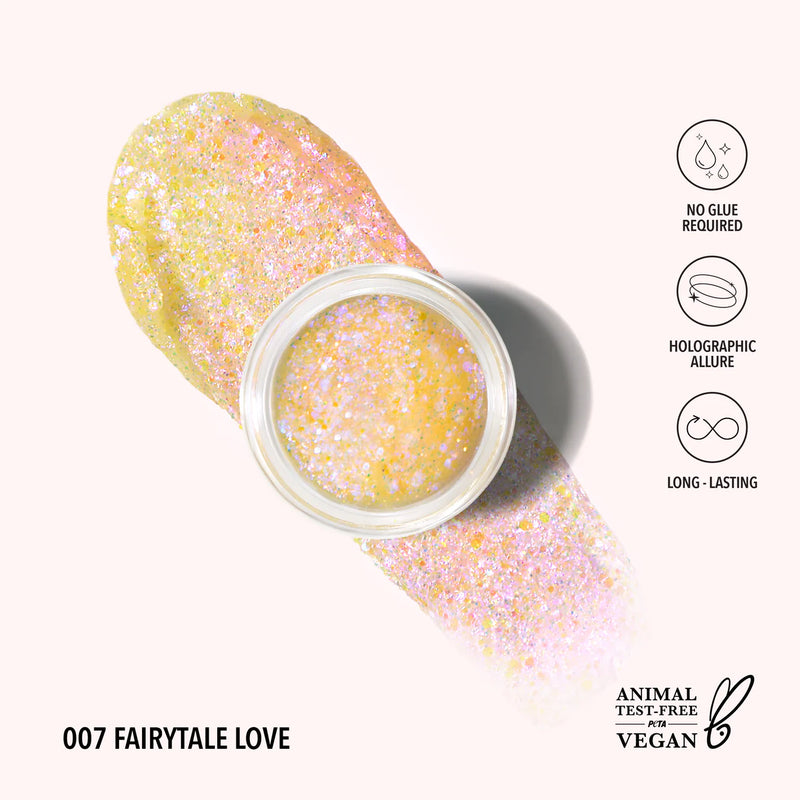 Load image into Gallery viewer, EYES- MOIRA Hologram Glitter Gel- HGG07 Fairytale Love (3pc bundle, $3 each)
