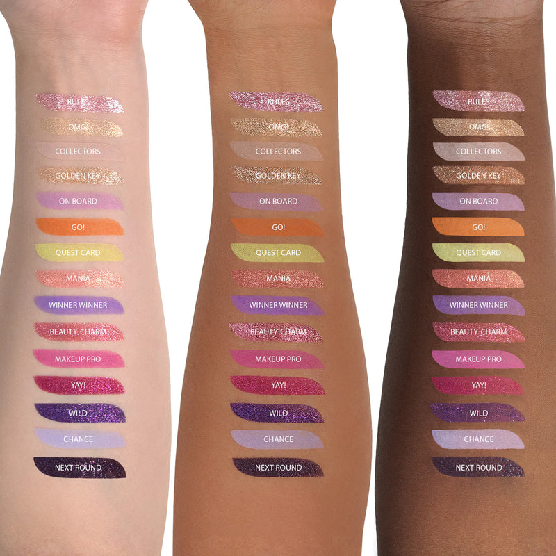 Load image into Gallery viewer, Eyes- MOIRA Beauty Quest Series Makeup Mania Pressed Pigments Palette BQP001 (3pc bundle, $8 each)
