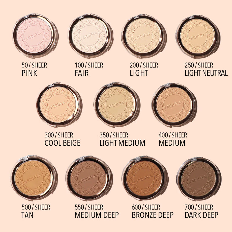 Load image into Gallery viewer, Face- MOIRA Soft Focus Waterproof Setting Powder SWP350- SHEER/LIGHT BEIGE (3pcs bundle, $5 each)
