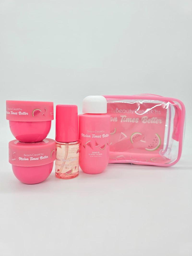 Load image into Gallery viewer, Skincare-Beauty Creations Sweet Dose Watermelon Travel Set #SD-TB4 ($6.50 each, 4pc bundle)
