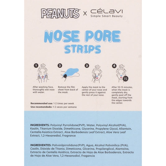 Skincare-Celavi x Peanuts Nose Pore Strips P70179 ($2.75 each, 6pc bundle)