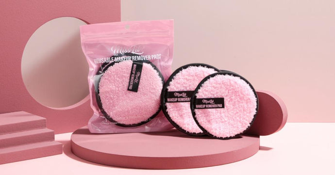 Skincare- Miss Lil 2pc Reusable Makeup Remover Pads Cotton Sherpa MLRMRP-04 (12pc bundle,$1.50 each)