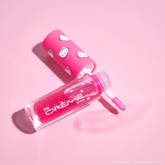 Lips- The Crème Shop x Hello Kitty Kawaii Kiss Shimmer Lip Oil - BERRY GUMMY HKLO9995 (4pc bundle,$6 each)