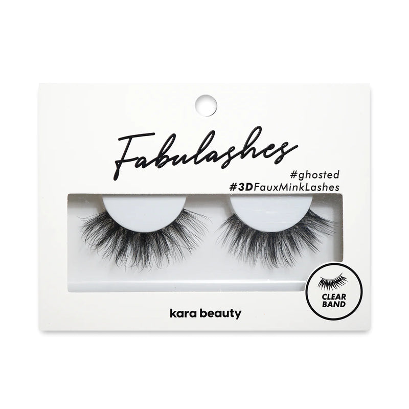 Load image into Gallery viewer, Eyes-Kara Beauty Eyelashes GHOSTED INVISIBLE BAND FABULASHES IBL06 (12pc pack $1.50 each)
