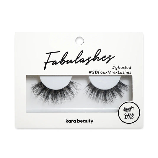 Eyes-Kara Beauty Eyelashes GHOSTED INVISIBLE BAND FABULASHES IBL06 (12pc pack $1.50 each)