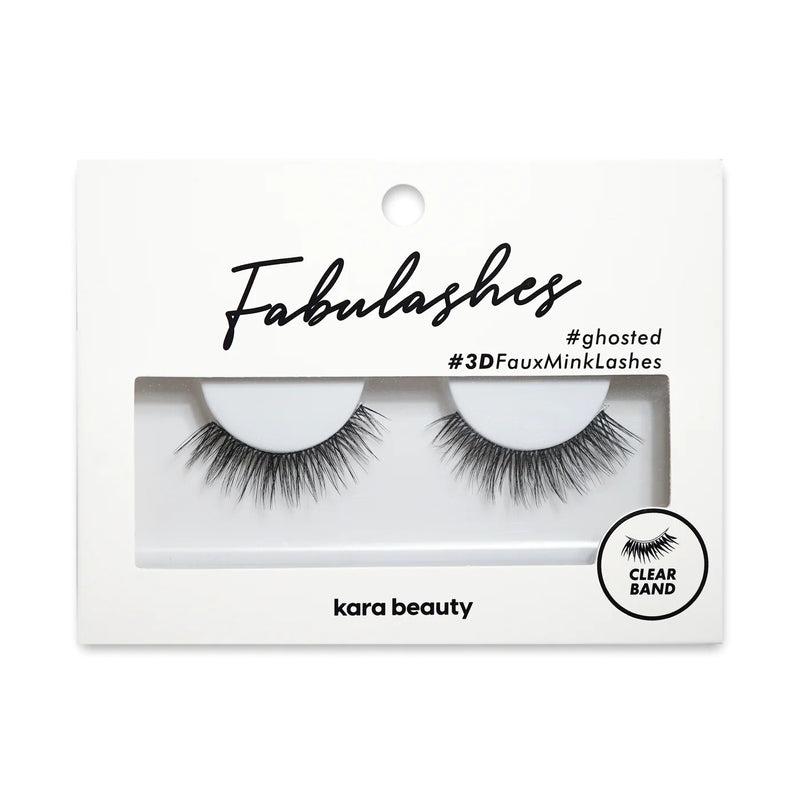 Load image into Gallery viewer, Eyes-Kara Beauty Eyelashes GHOSTED INVISIBLE BAND FABULASHES IBL05 (12pc pack $1.50 each)
