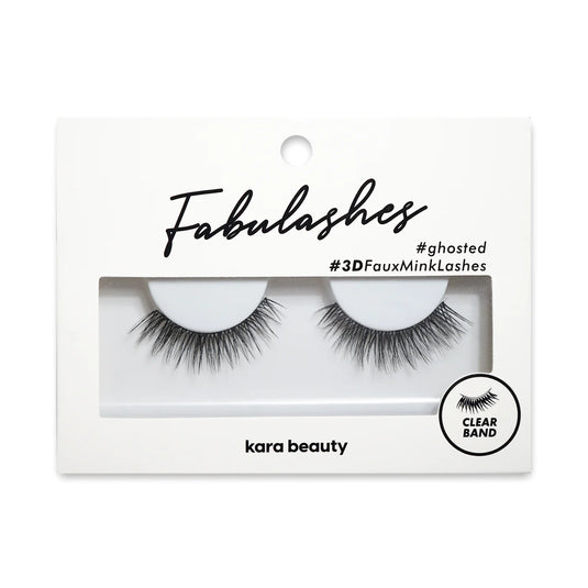 Eyes-Kara Beauty Eyelashes GHOSTED INVISIBLE BAND FABULASHES IBL05 (12pc pack $1.50 each)