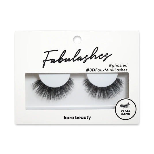 Eyes-Kara Beauty Eyelashes GHOSTED INVISIBLE BAND FABULASHES IBL04 (12pc pack $1.50 each)