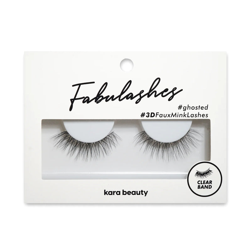 Load image into Gallery viewer, Eyes-Kara Beauty Eyelashes GHOSTED INVISIBLE BAND FABULASHES IBL03(12pc pack $1.50 each)
