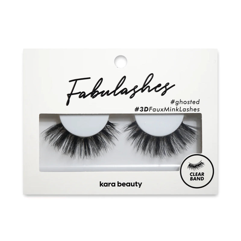 Load image into Gallery viewer, Eyes-Kara Beauty Eyelashes GHOSTED INVISIBLE BAND FABULASHES IBL02 (12pc pack $1.50 each)
