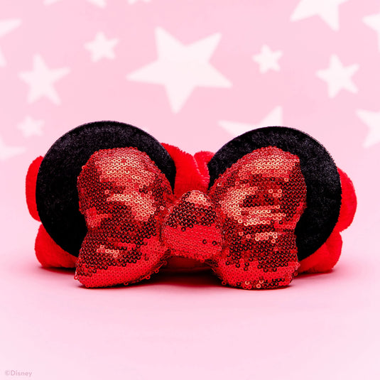 Hair- Crème Disney: Minnie Mouse 3D Teddy Headyband Sequin DMHB8508- Ruby Glitz  (6pc bundle, $7 each)