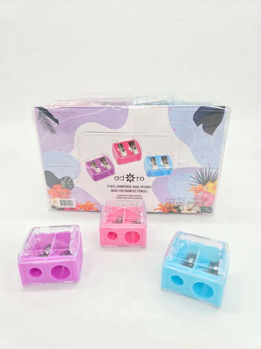 Novelties-Adoro 2 Hole Pencil Sharpener No.1199 (48pc box)