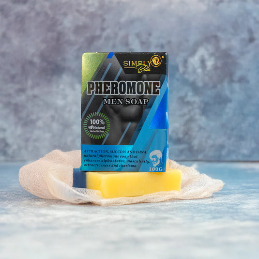 Skincare-Simply Bella Pheromone Men Soap SIM065 ($1.75 each, 12pc display)