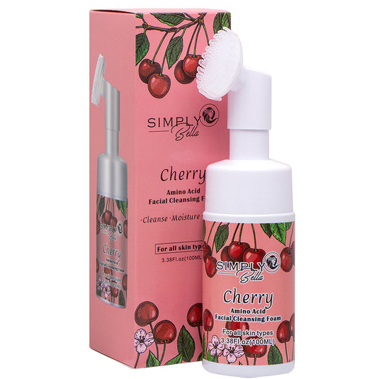 Skincare- Simply Bella Cherry Amino Acid Facial Cleansing Foam FC-1017 (4pc bundle, $3.25 each)