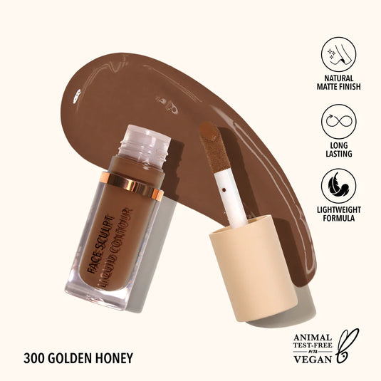 Face- MOIRA Face Sculpt Liquid Contour FLC 300 Golden Honey (3pc Bundle, $3 each)