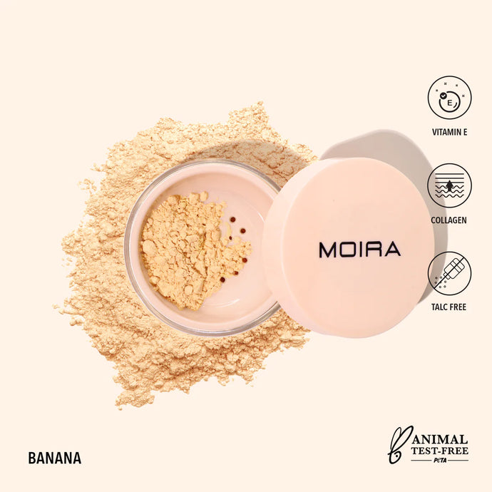 Face- MOIRA Loose Setting Powder LSP002 Banana (3pcs bundle, $4 each)