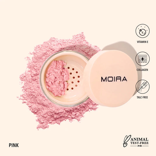 Face- MOIRA Loose Setting Powder LSP008 Pink (3pcs bundle, $4 each)