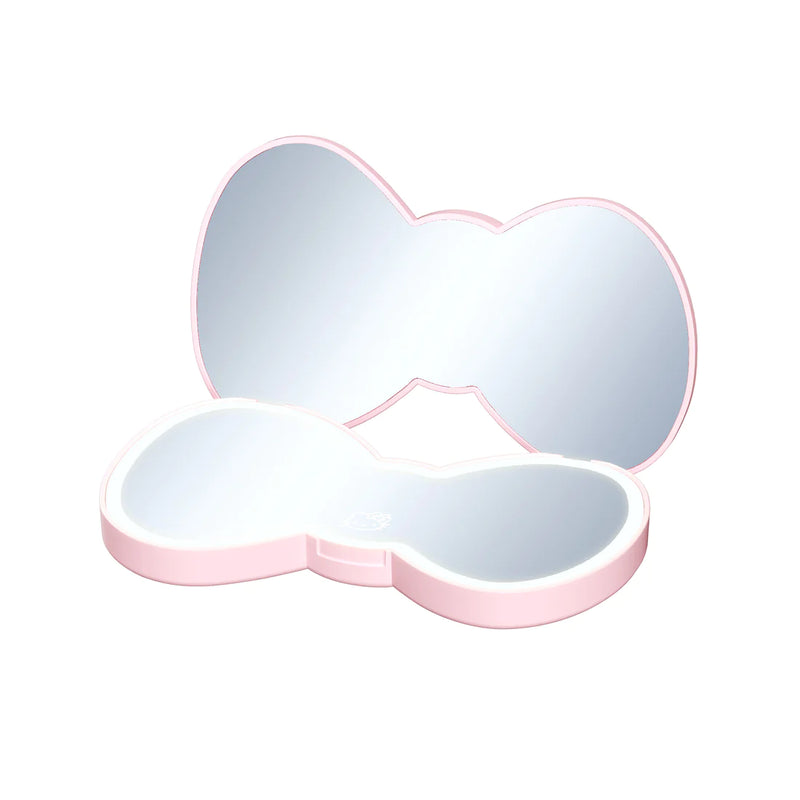 Load image into Gallery viewer, Novelties- Impressions Hello Kitty Bow LED Compact Mirror SMALL HKBOWCMPTS-PINK (3pc bundle, $20 each)
