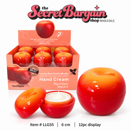 Skincare-Lovely Cute Fruit World Red Apple Hand Cream WKL273 ($1.54 each, 12pc display)