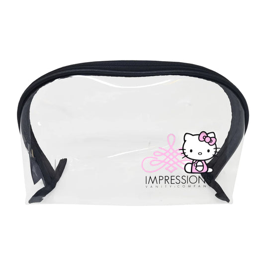 Novelties- Impressions 2 in 1 Hello Kitty Cosmetic Pouch HKCLU-WHT (3pc bundle, $19 each)