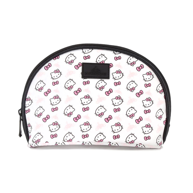 Load image into Gallery viewer, Novelties- Impressions 2 in 1 Hello Kitty Cosmetic Pouch HKCLU-WHT (3pc bundle, $19 each)
