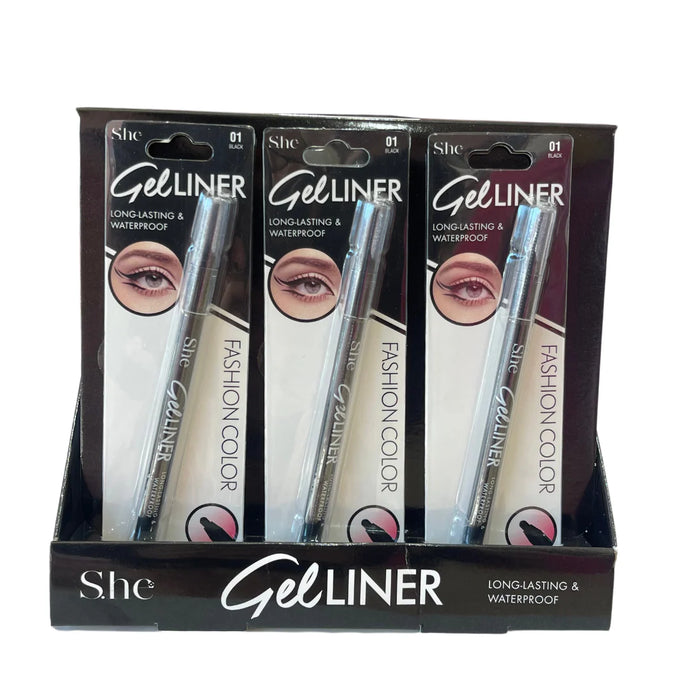 Eyes-She Black Gel Liner EL510-1 ($1 each, 24pcs display)