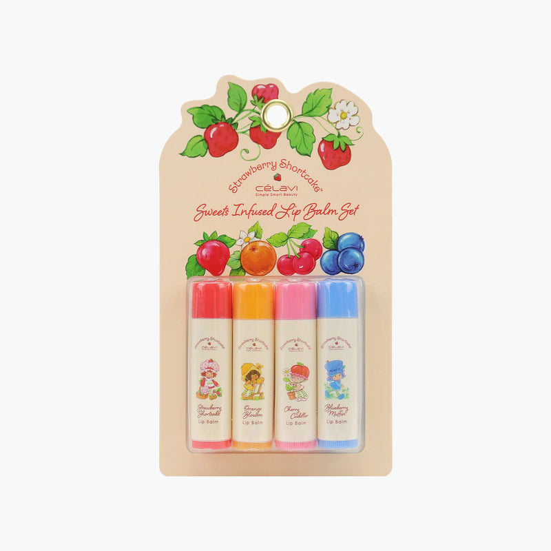 Load image into Gallery viewer, Lips-Celavi Strawberry Shortcake 4pc Lip Balm Set SS45535 ($2.75 each, 6pcs bundle)
