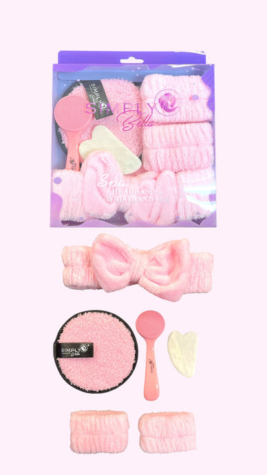 Skincare-Simply Bella Spa Beauty Set Pink-STB012 ($3 each, 12pcs pack)