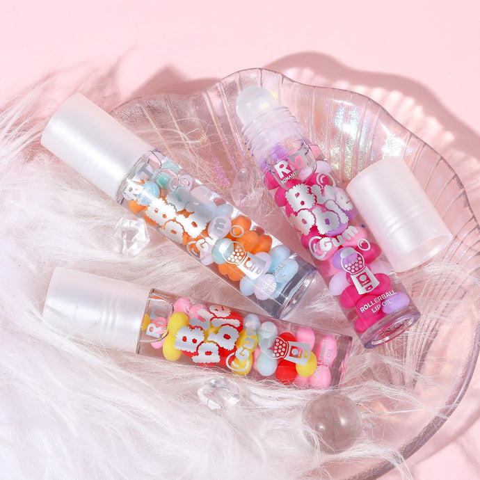 Lips-Romantic Beauty Bubble Gum Rollerball Lip Oil LO-8450 ($1.04 each, 24pcs display)