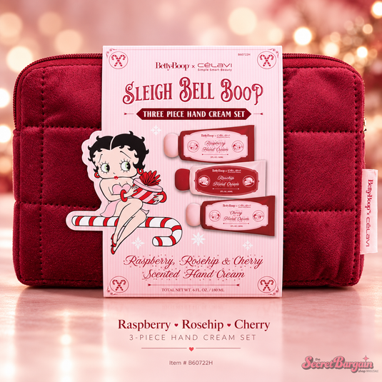 Skincare-Celavi Betty Boop Sleigh Bell Bopp Hand Cream Set B60722H ($7 each, 4pc bundle)