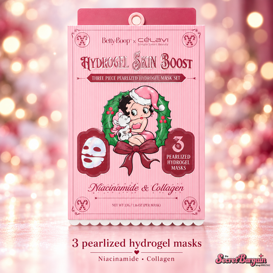 Skincare-Celavi x Betty Boop Hydrogel Skin Boost Face Mask B70343HR1 ($5 each, 4pc bundle)