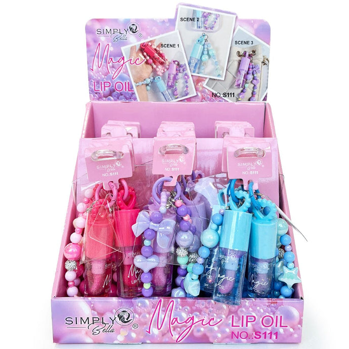 Lips-Simply Bella Magic Lip Oil S111 ($2 each, 24pcs display)