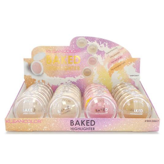 FACE-Kleancolor Baked Highlighter BH2867 (24pc display)