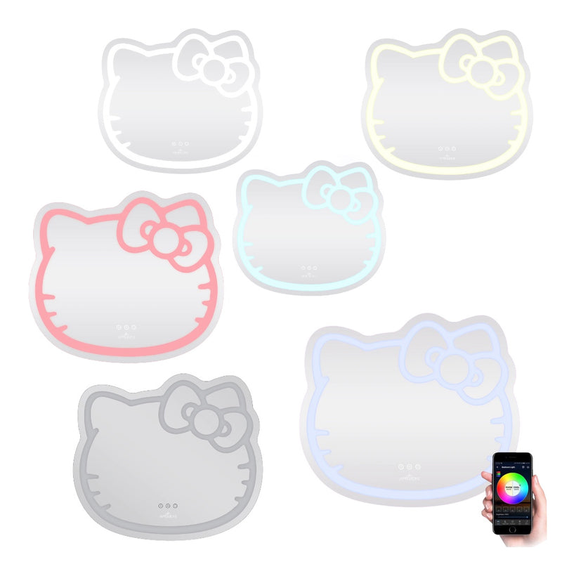 Load image into Gallery viewer, Novelties- Impressions Hello Kitty LED Wall Mirror IVVM-HKWM (1pc)
