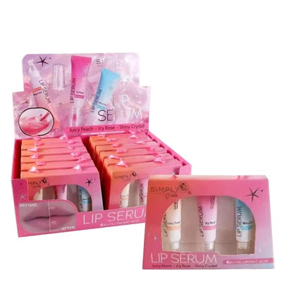 Lips-Simply Bella 3pc Lip Serum Set S134 ($3.50 each, 12pc display)
