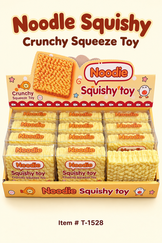 Accessories-Noodle Crunchy Squishy T-1528 (12pc pack)