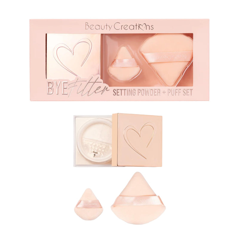 Load image into Gallery viewer, Face- Beauty Creations Bye Filter + Puff Translucent Dream Set BFSPP-SET (6pc bundle, $5 each)
