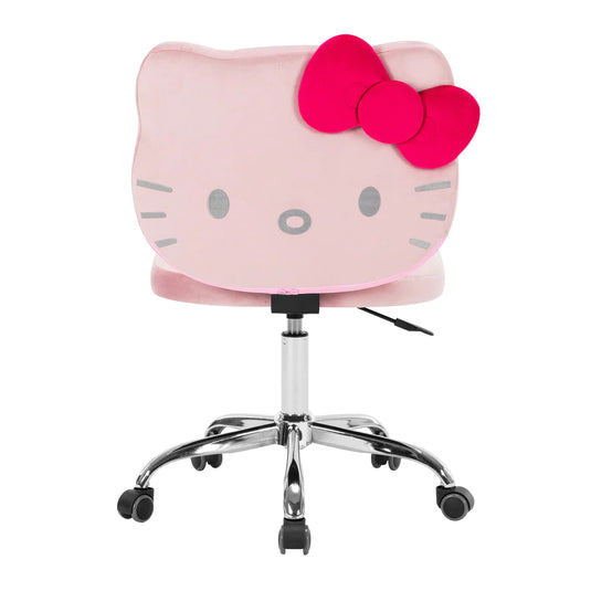 Impressions Hello Kitty Face Swivel Vanity Chair HK229-PNK (1pc Pink)